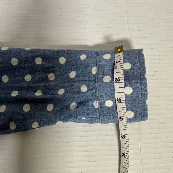 Tommy Hilfiger Classic Long Sleeve Button Down Utility Shirt Chambray Size L - Picture 12 of 13